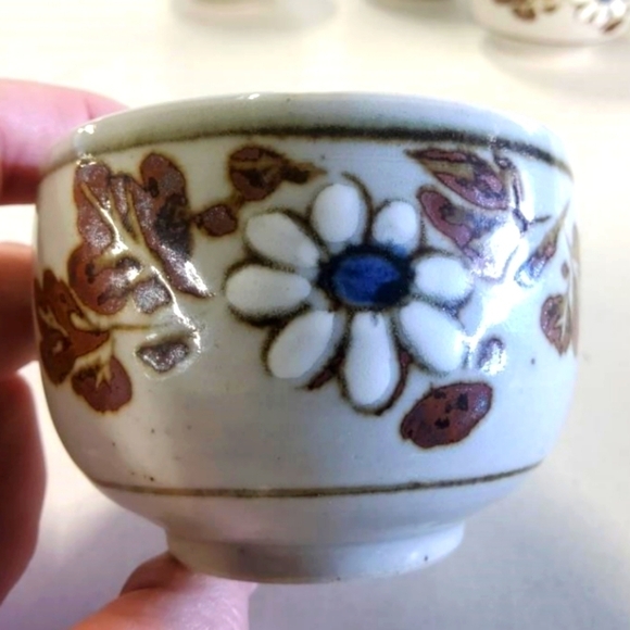 Vintage Otagiri Teacups (6) Hand painted - Picture 2 of 5